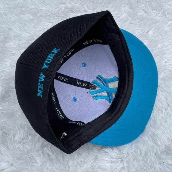 New York Men Hat NY Cap Baseball Hat BlackBlue Sport Hat Size 56cm 6.75 - Picture 7 of 9